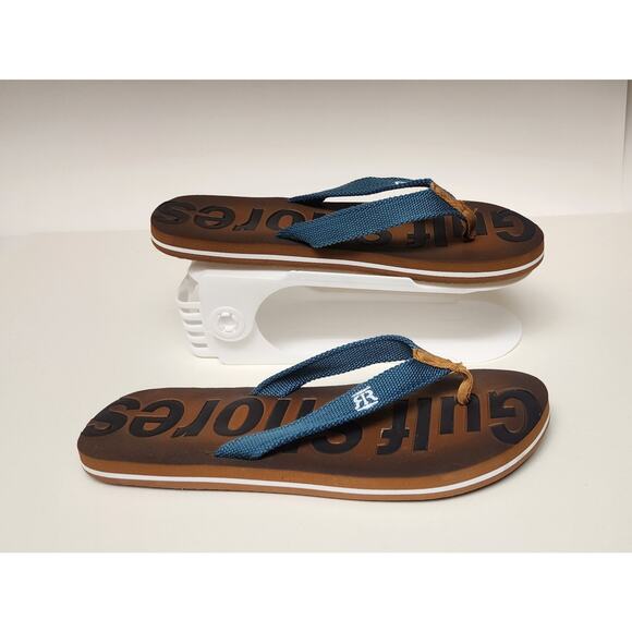 Robin Ruth Mens Flip-Flop "Golf Shoes" Sandals Size 10 - Picture 1 of 8